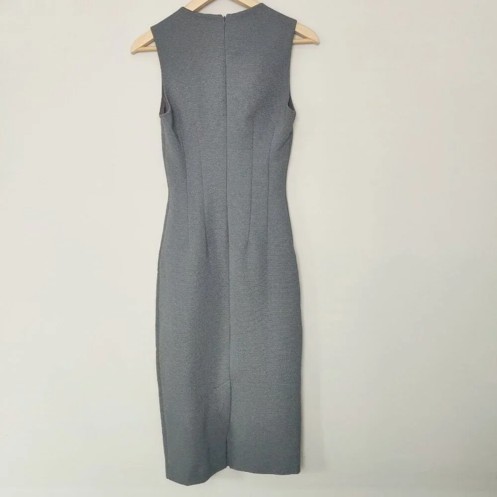 Mango Suit Sleeveless Tube Bodycon Ribbed Midi Dress Size Extra-Small - Picture 9 of 13